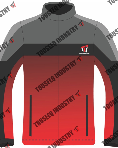 Smoke Burst Jersey – Red, Black & Gray – Watermark Series