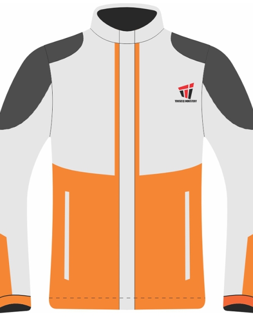 Ignite Blaze Riding Jacket – White & Orange