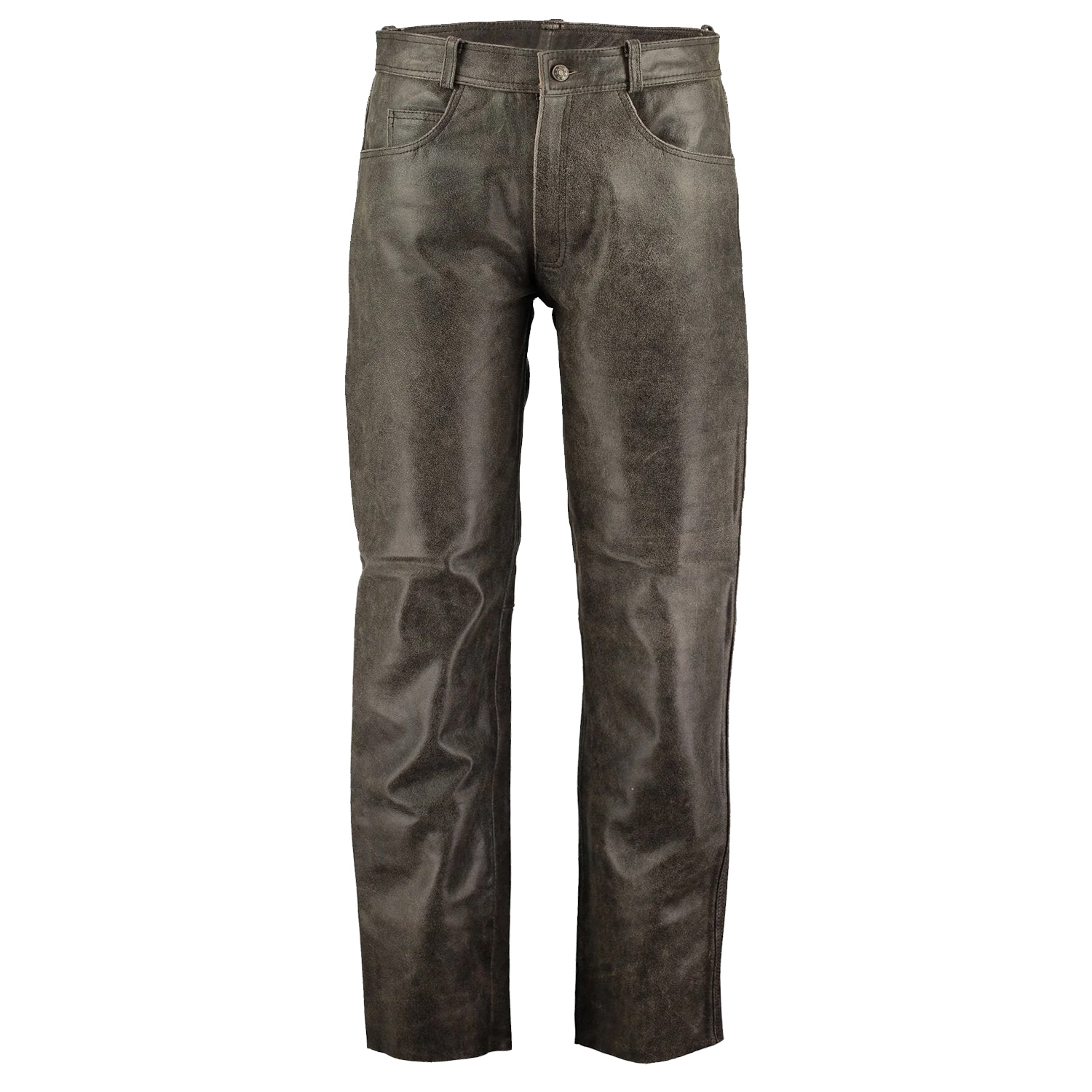 Classic Brown Leather Pants
